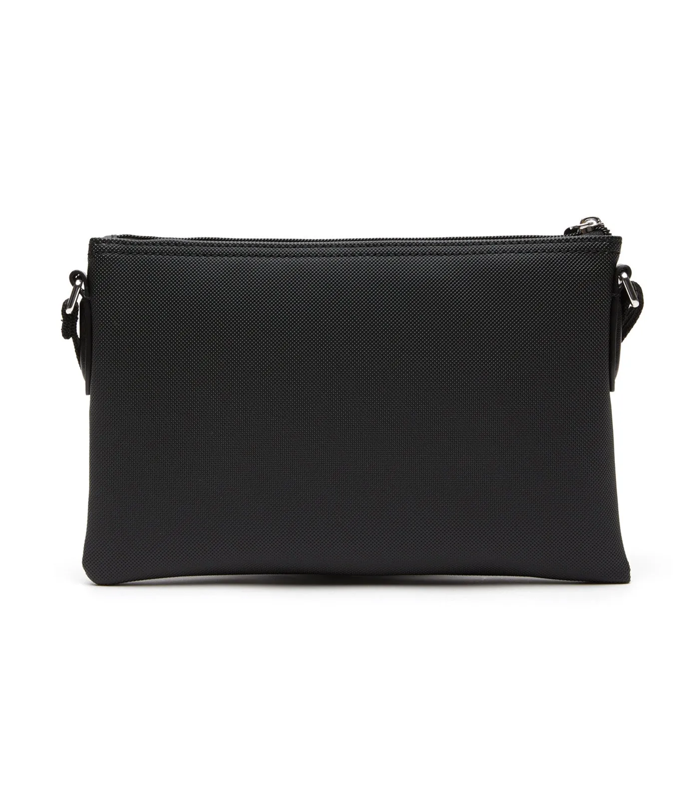 L.12.12 Concept Flat Zipped Crossover Bag Black