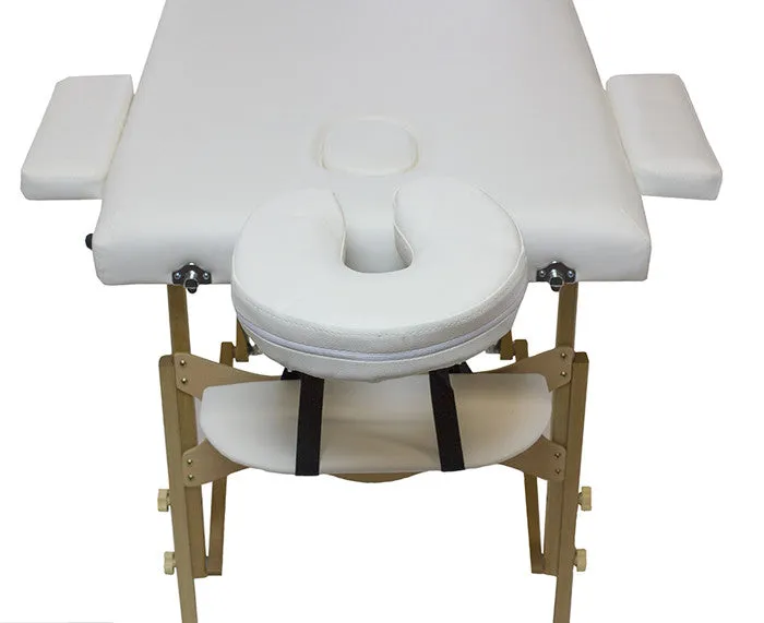 Lightweight Portable Massage Table w/ Wooden Legs