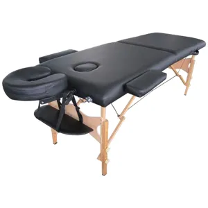 Lightweight Portable Massage Table w/ Wooden Legs