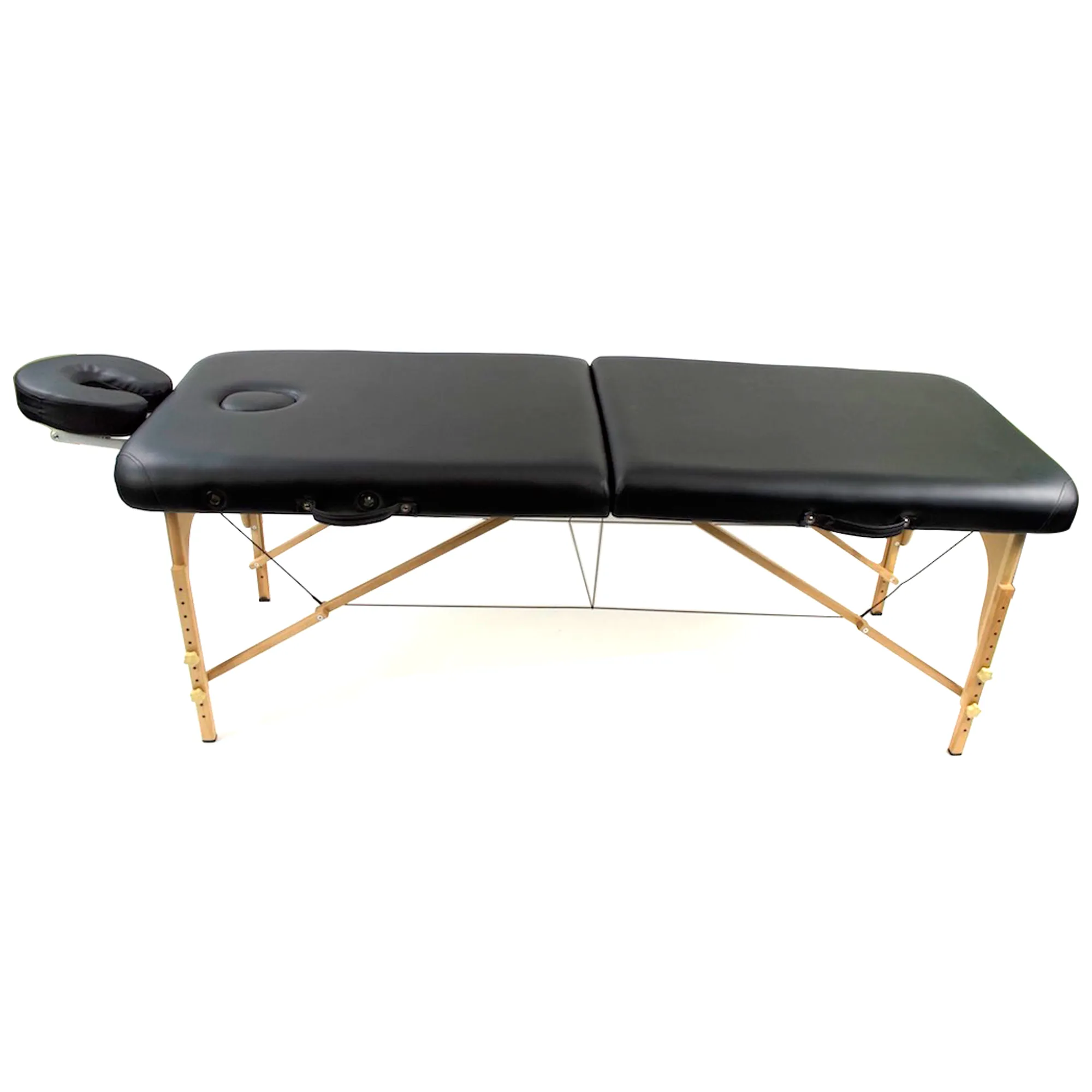 Lightweight Portable Massage Table w/ Wooden Legs