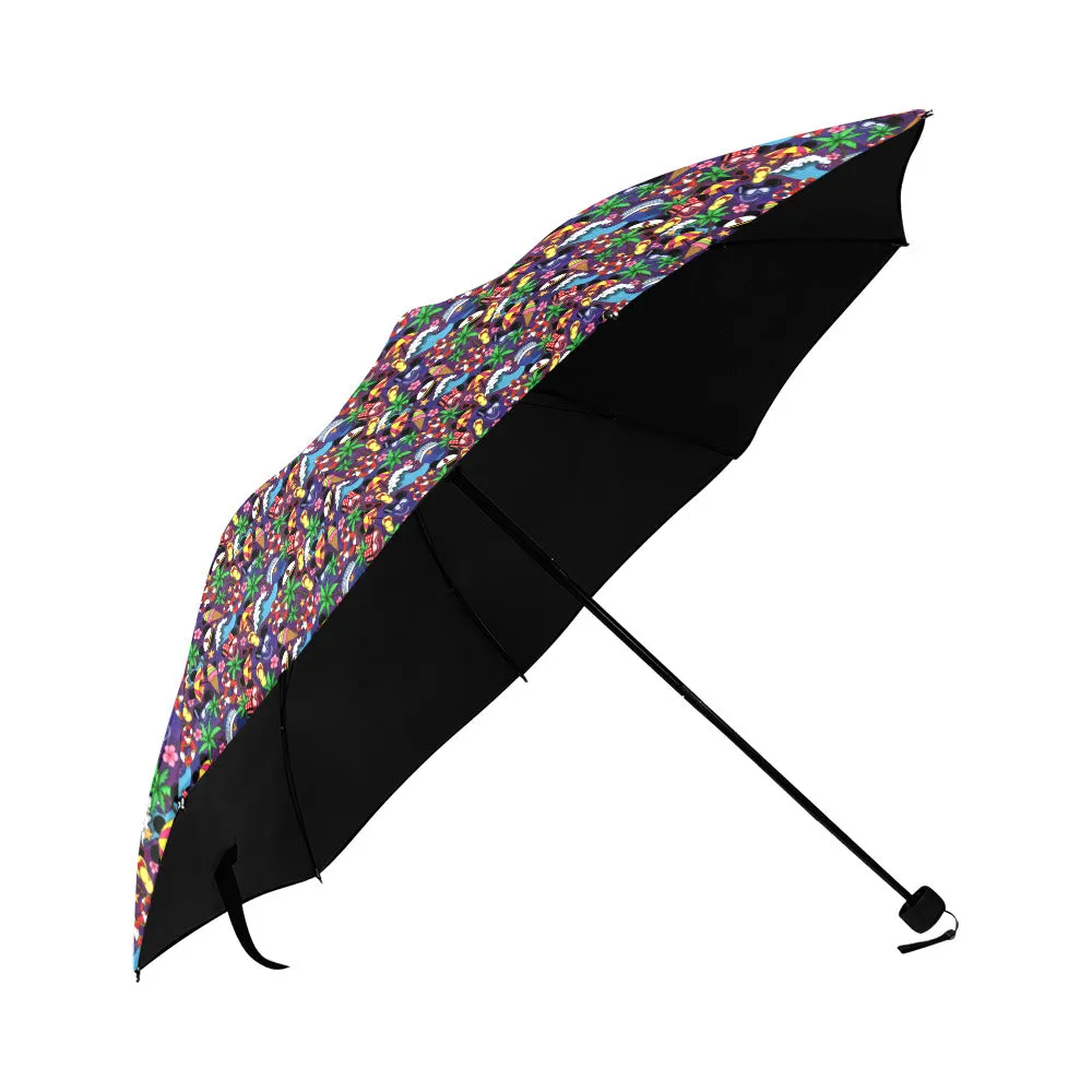 Mickey And Minnie Cruise Anti-UV Foldable Umbrella