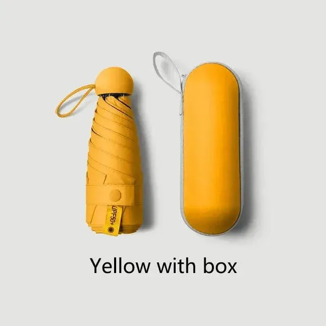 Mini Capsule Umbrella with Box