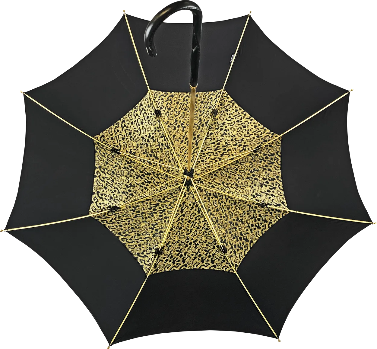 New Gold Lurex Fabric Women's Umbrella