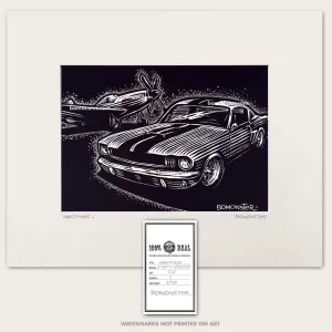 Original Ford Mustang Art "Mustangs #11"