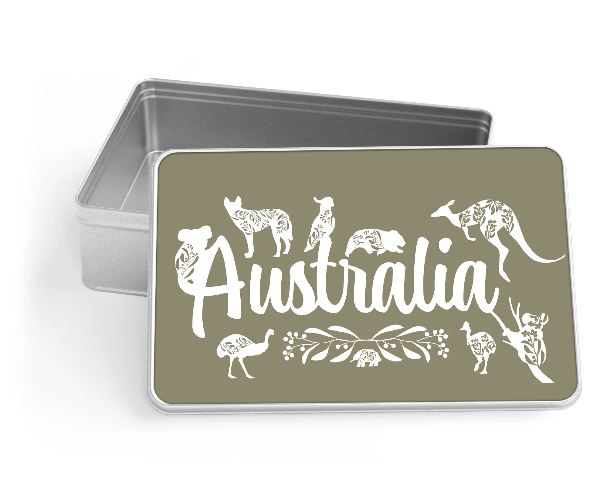 Personalised Storage Tin, Australia Design