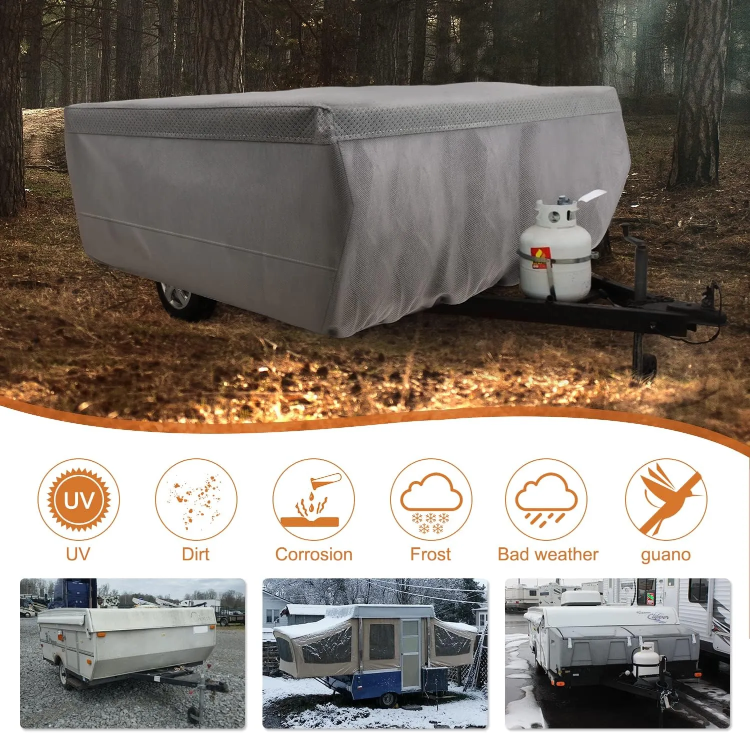 Pop up Folding Camper Cover RV Trailer