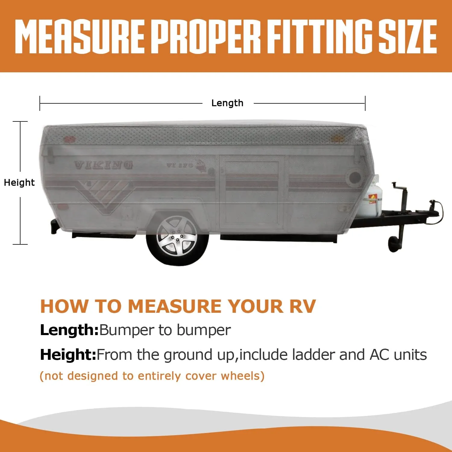 Pop up Folding Camper Cover RV Trailer