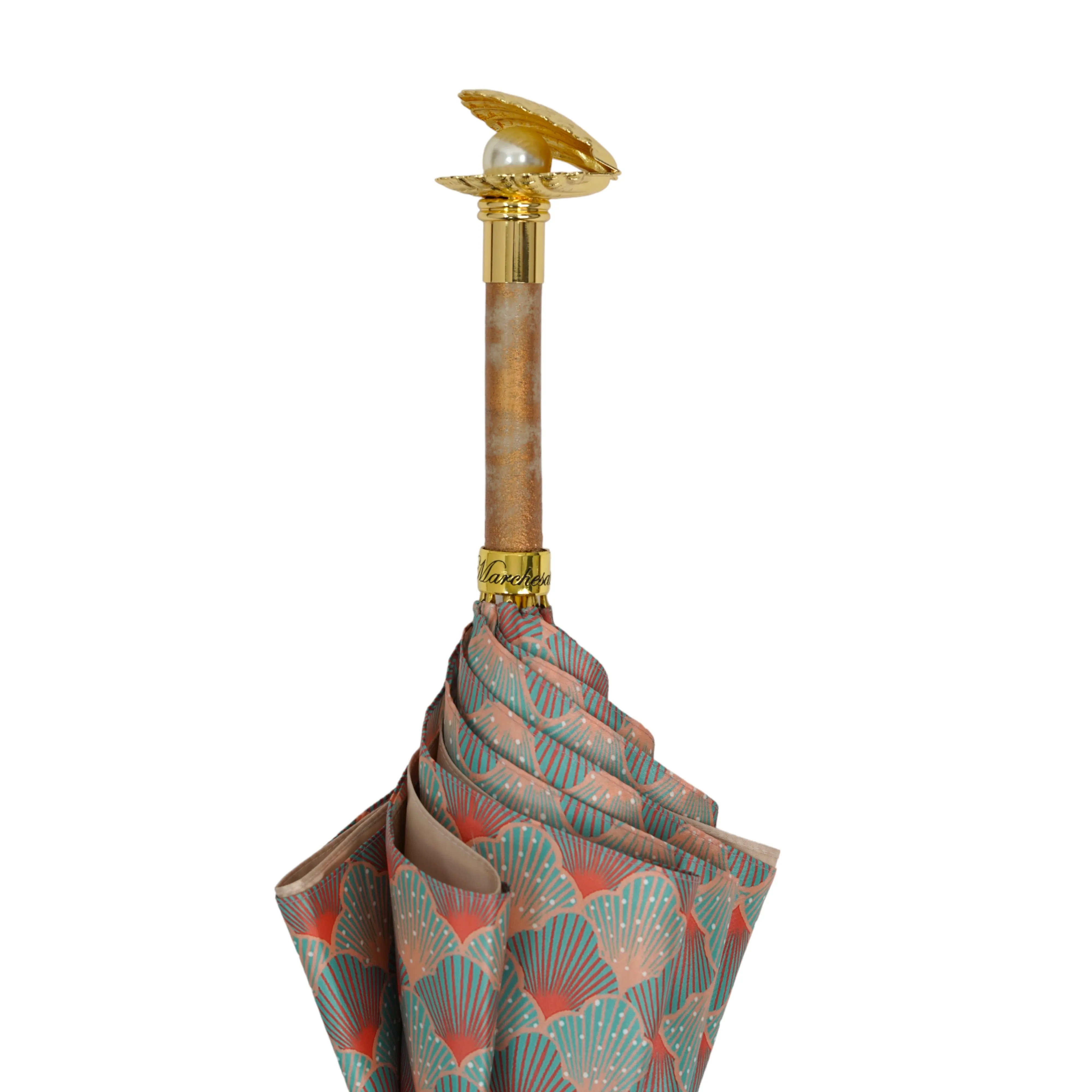 Premium Craft Umbrella with  Gold-Plated Metal Shell