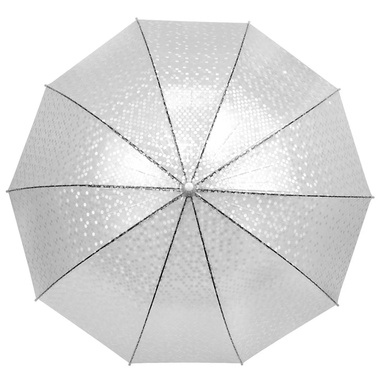 Premium Polka Dot See-Through Umbrella