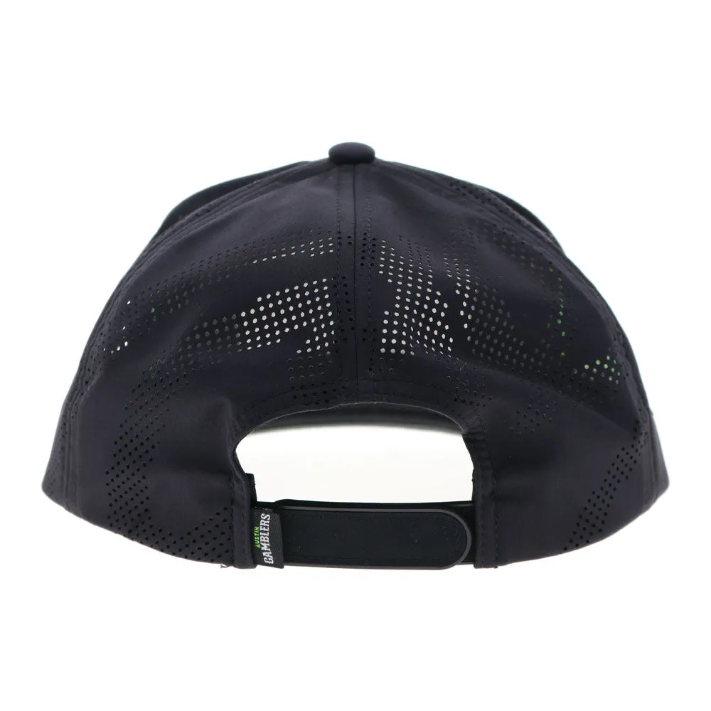 "Austin Gamblers" Black Hat w/ Grey / White / Neon Green Patch