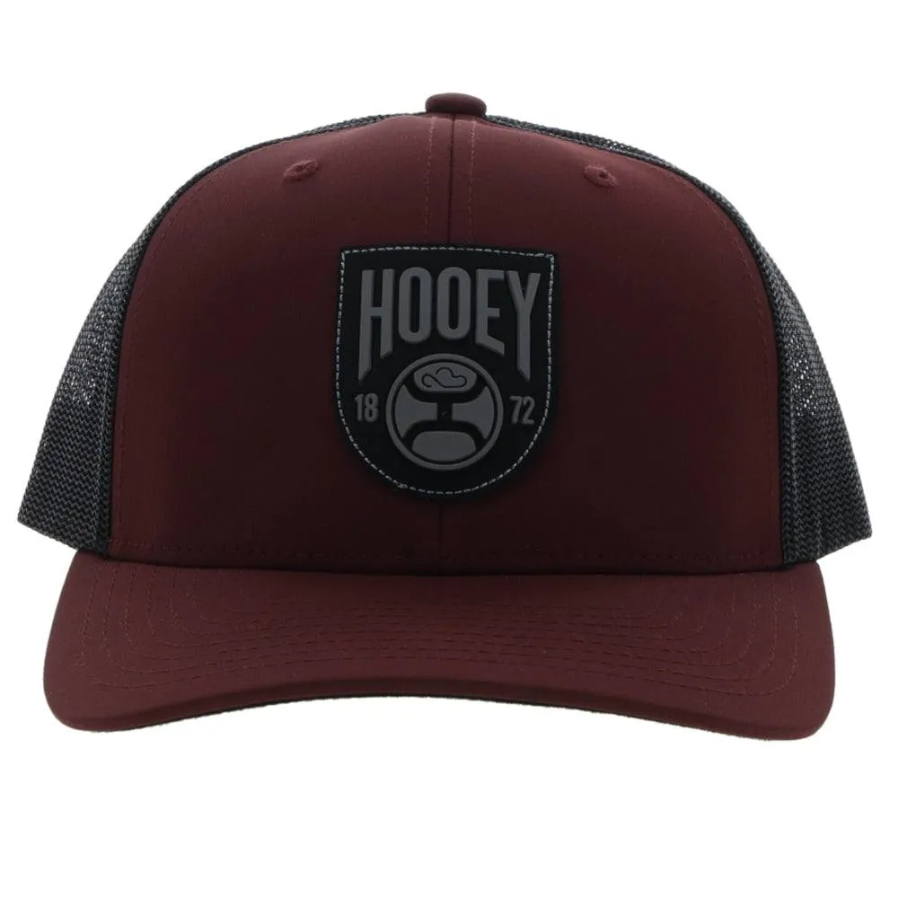 "Bronx" Maroon/Black Snapback Hat