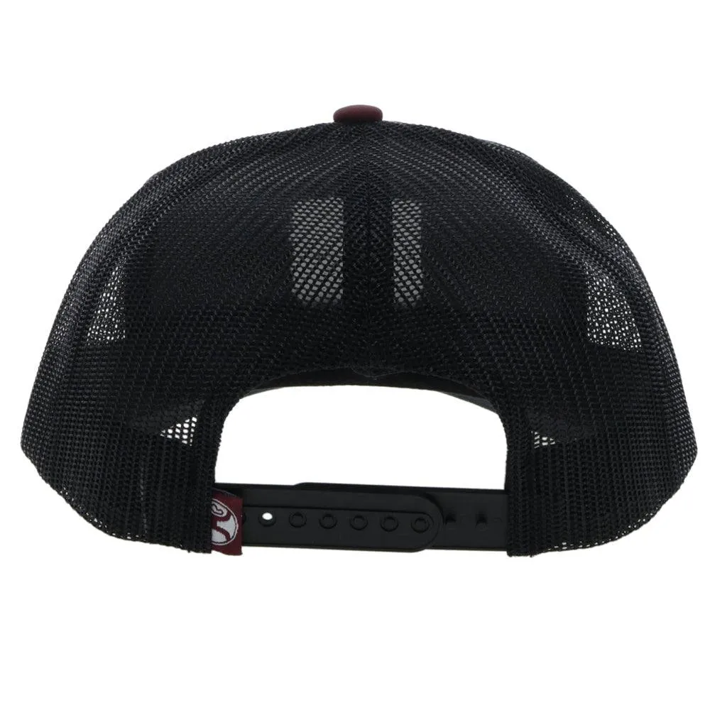 "Bronx" Maroon/Black Snapback Hat