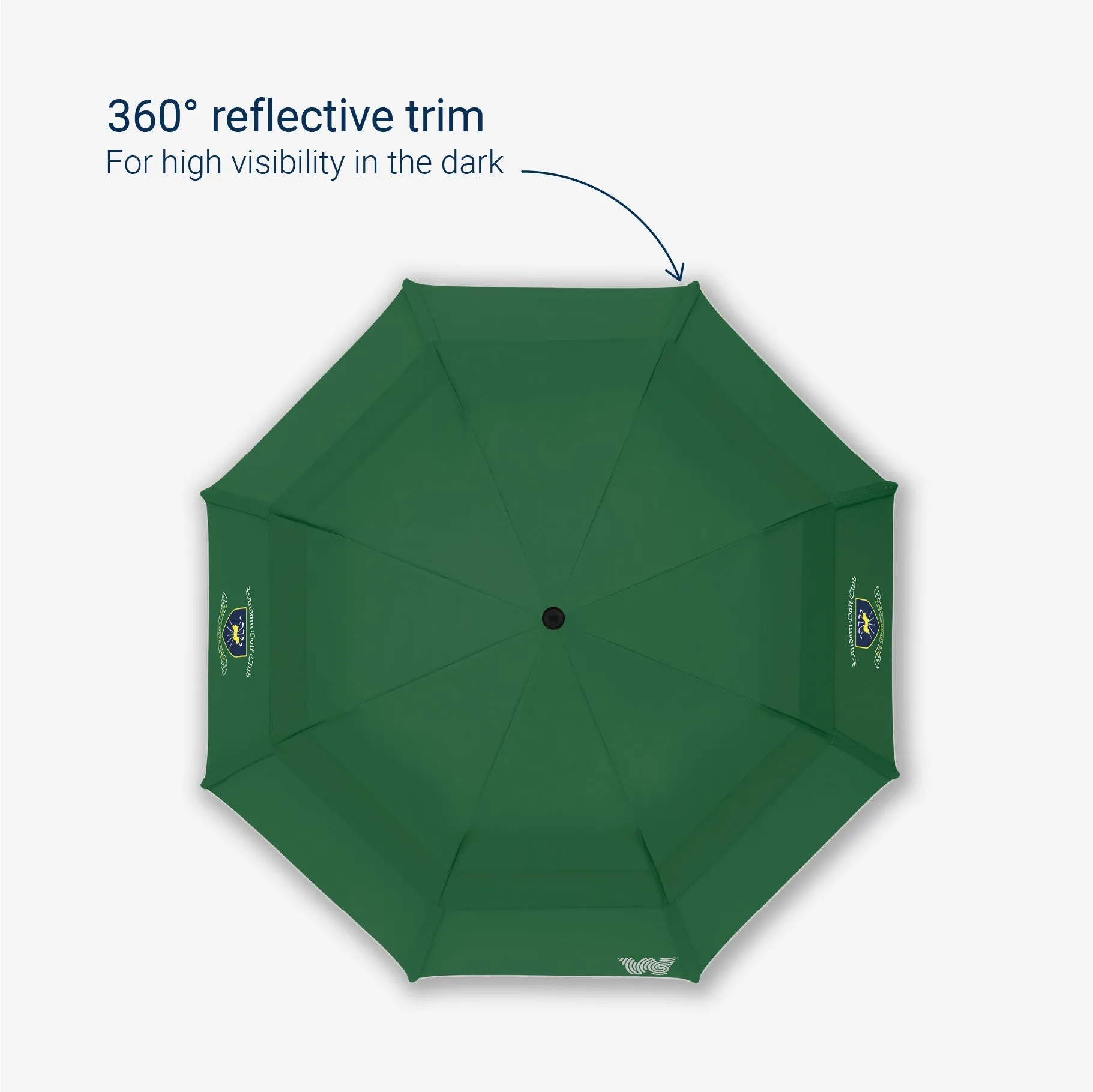 Random Golf Club Collapsible Umbrella - Royal Snowball