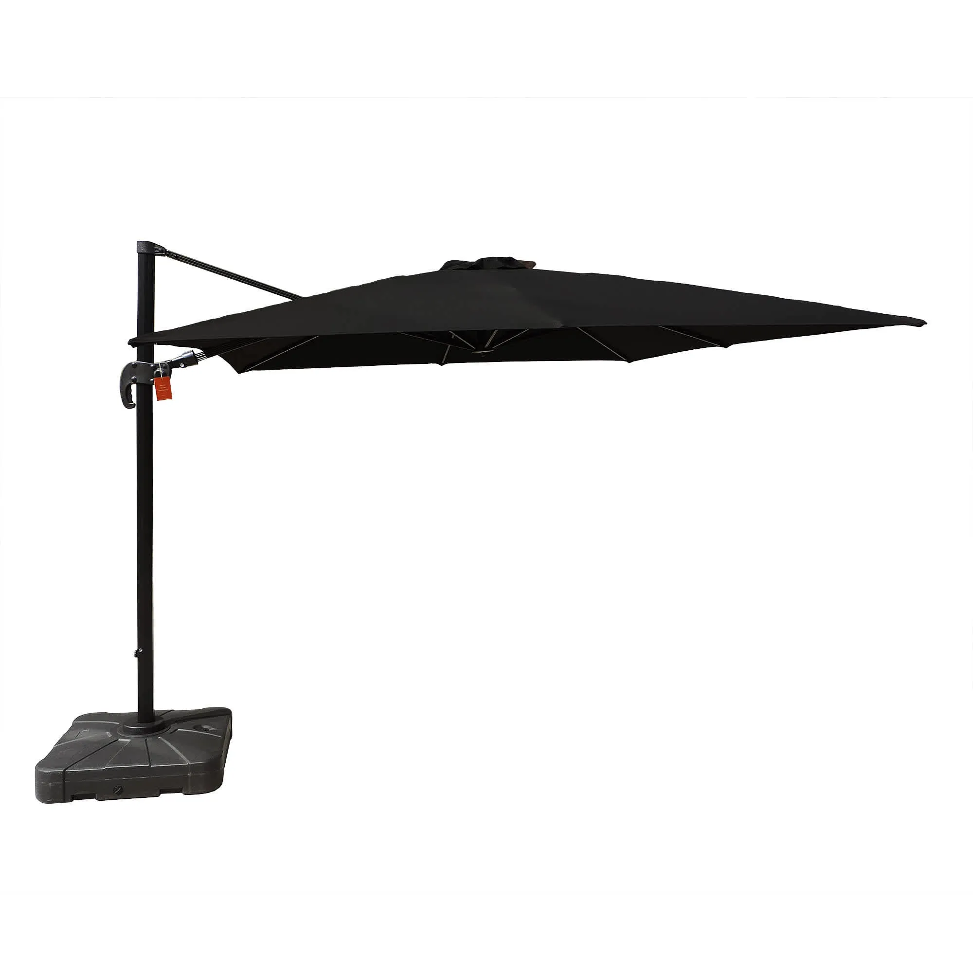 Santorini 10-ft Square Cantilever Umbrella in Sunbrella® Acrylic