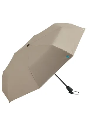 Sanya Compact Umbrella  |  Gold/Aqua Metallic