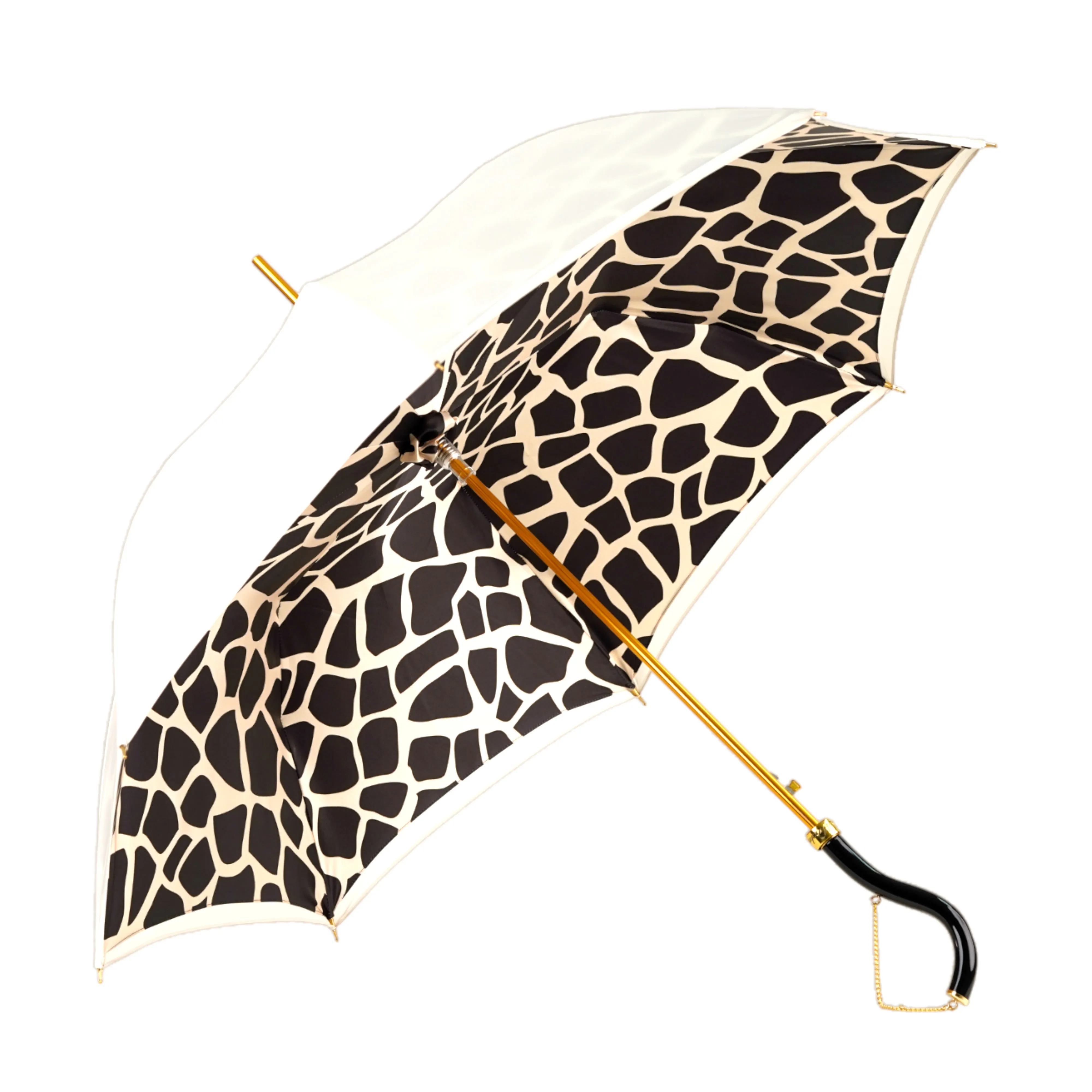 Simple and Original Black and Cream Umbrella