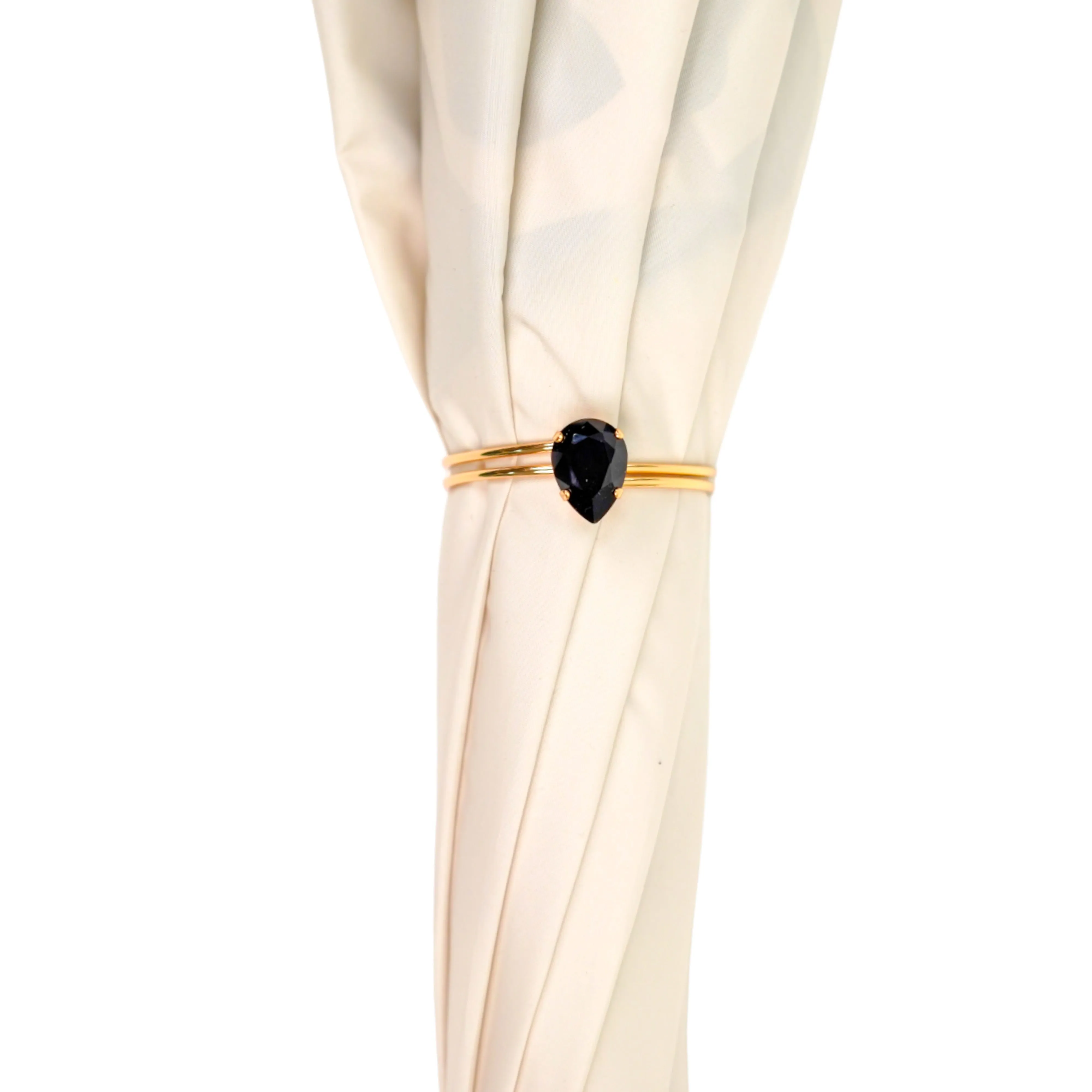 Simple and Original Black and Cream Umbrella