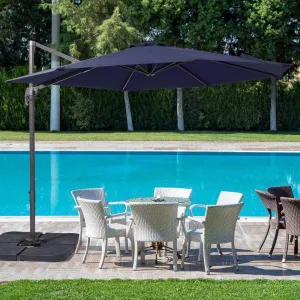 SONKUKI 10ft Patio Cantilever Umbrella Standard