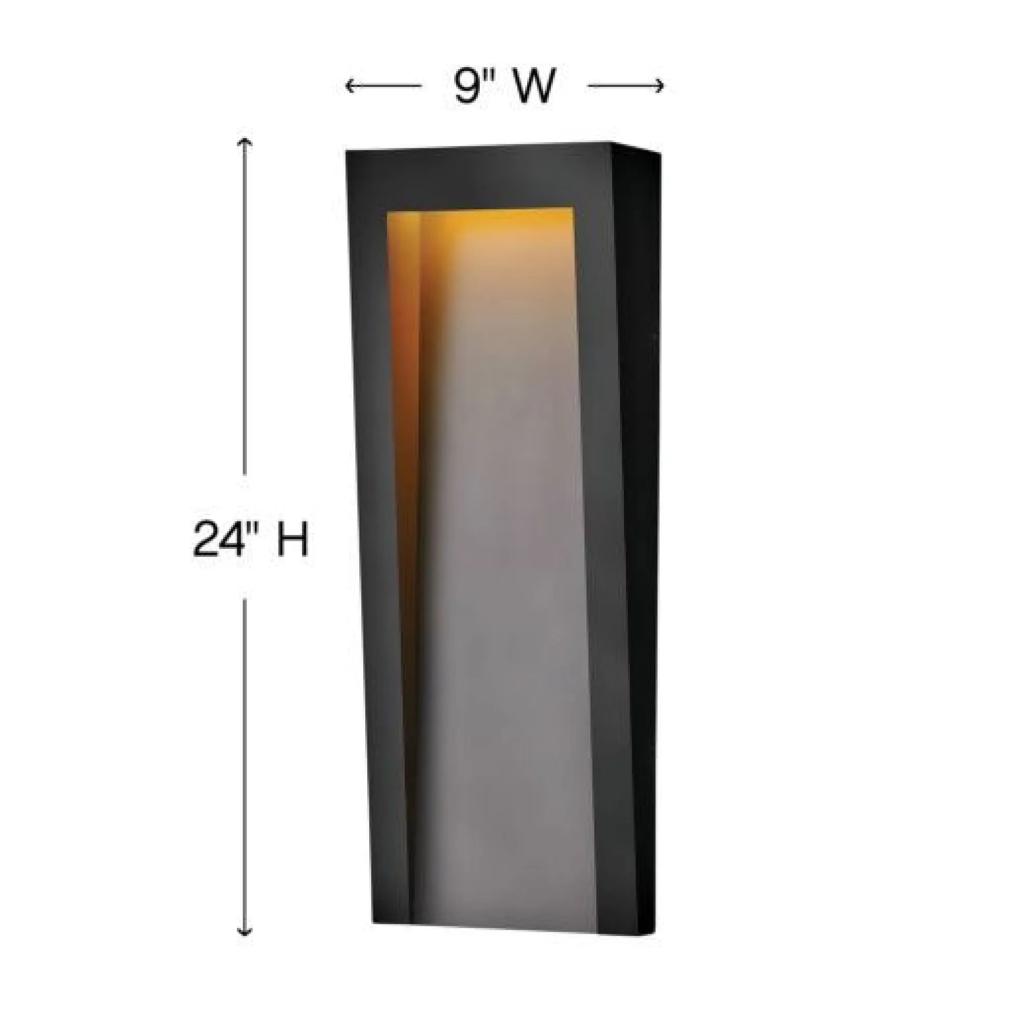 Taper Coastal Outdoor Wall Lantern - Large