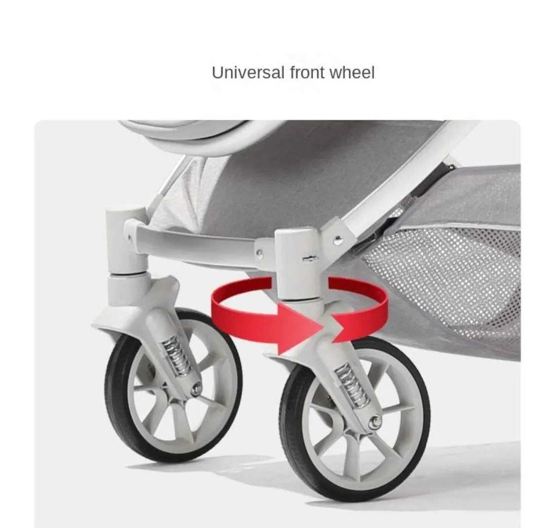 The Flex Beige: 3 in 1 Stroller, Open Bassinet, and Capsule Car Seat Combo