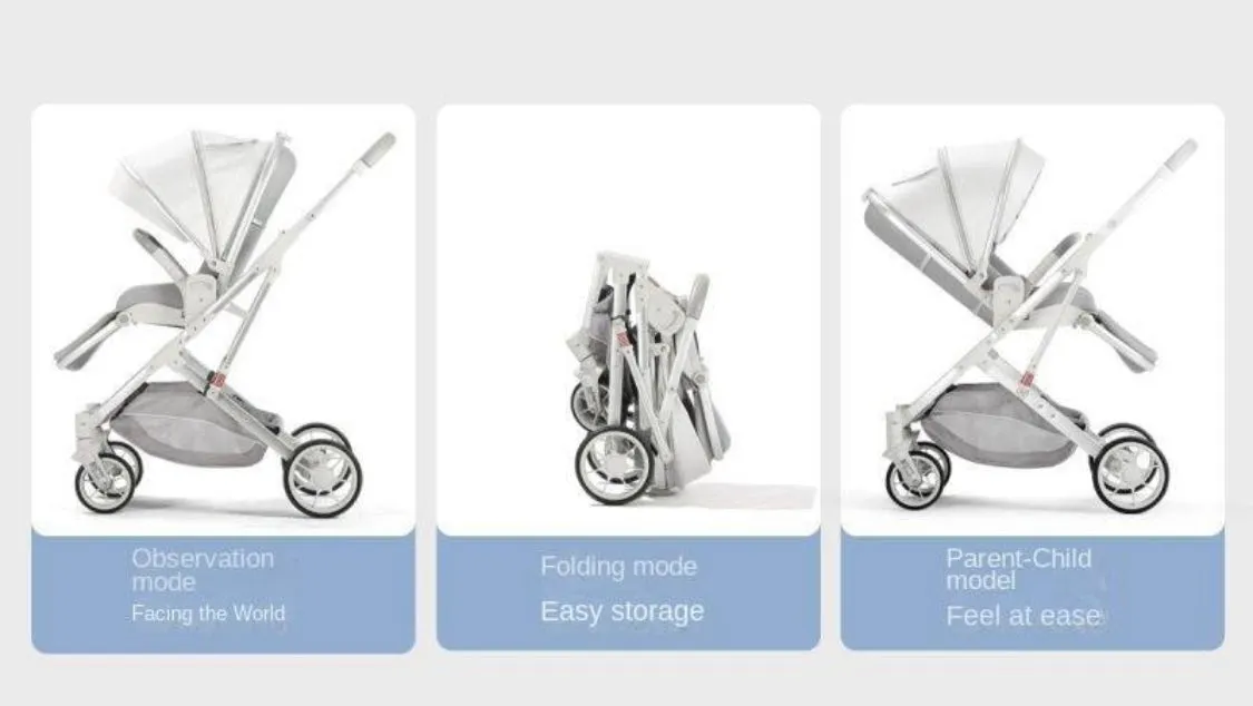 The Flex Beige: 3 in 1 Stroller, Open Bassinet, and Capsule Car Seat Combo