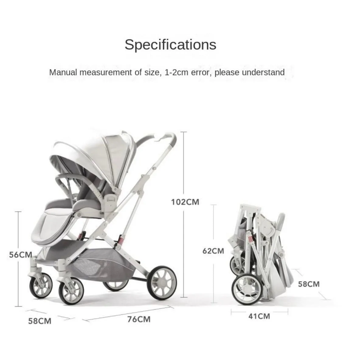 The Flex Beige: 3 in 1 Stroller, Open Bassinet, and Capsule Car Seat Combo