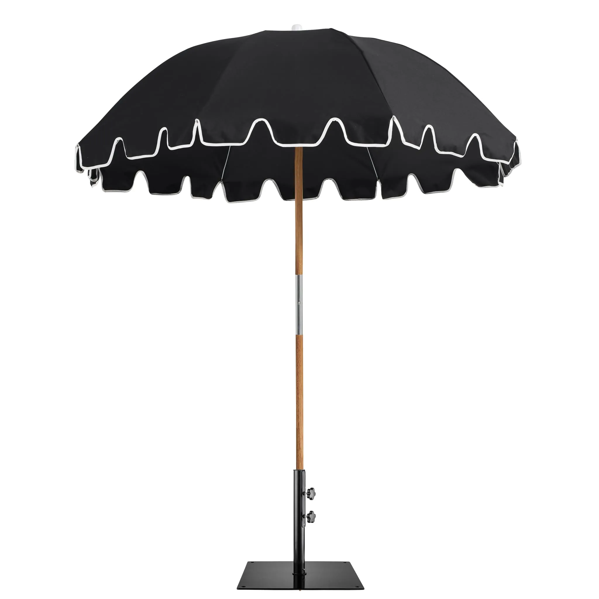 The Weekend Umbrella<br> with 14kg Black Base<br> 170cm diameter canopy