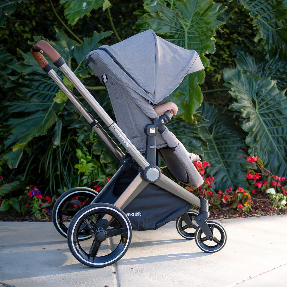 Venice Child Kangaroo Stroller - Charcoal