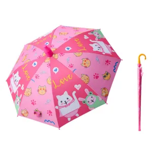 Waterproof Cover Children's Clear Umbrella Vinyl Sunshade Children's Umbrella Wholesale Children's Umbrella Straight Pole