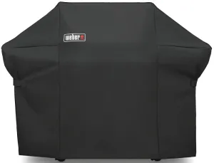 Weber 7108 Grill Cover, 67 in W, 48 in H, Polyester, Black :EA: QUANTITY: 1