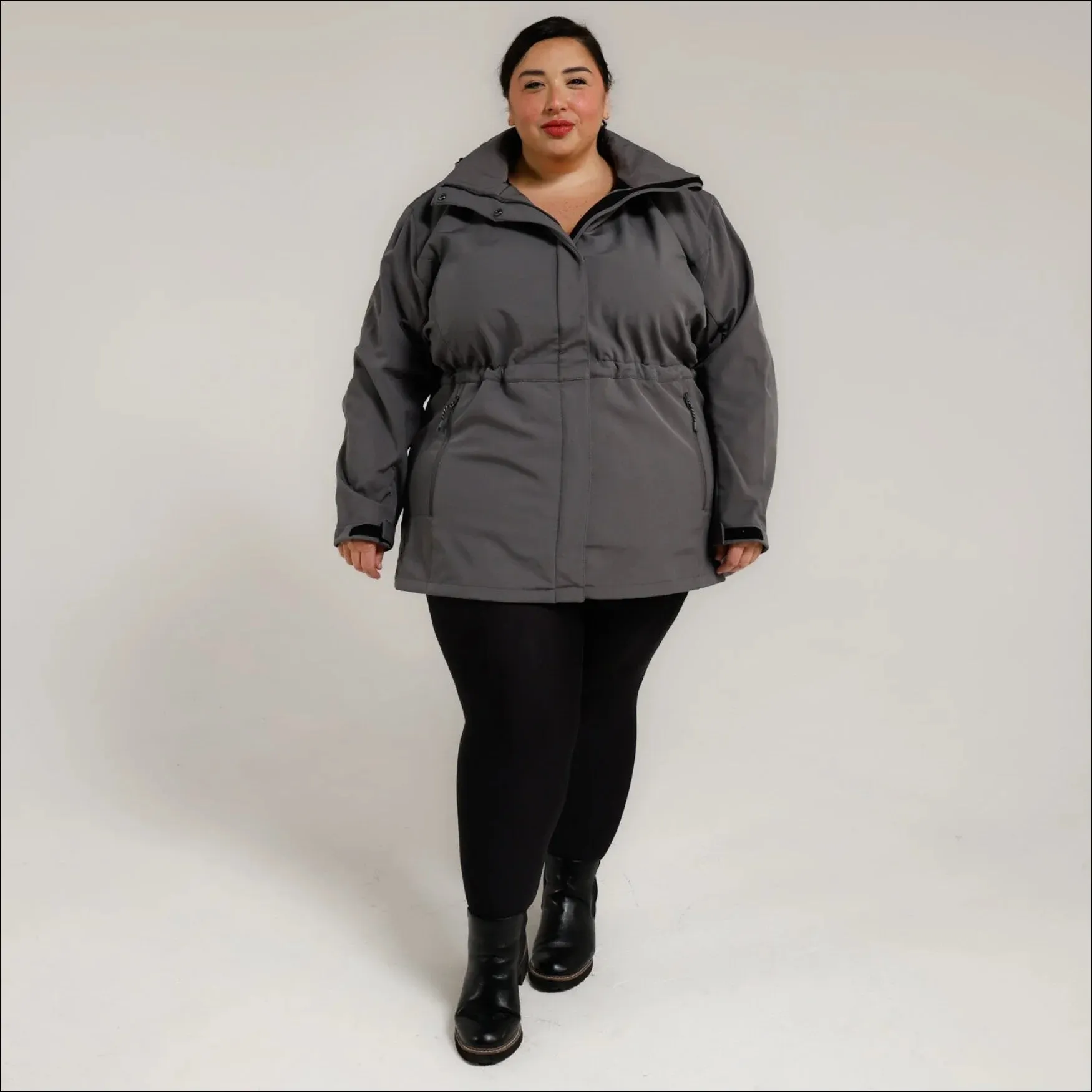 Women’s Plus Size Stowe 1X-6X Mid Length Soft Shell Jacket