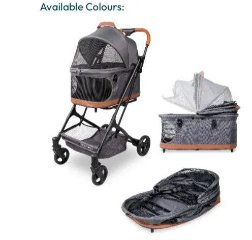 WonderFold P2 3-in-1 Pet Stroller Travel System