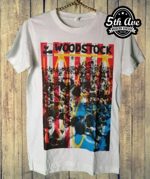 Woodstock single stitched raw organic cotton t shirt