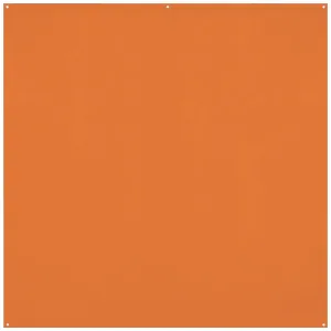 X-Drop Pro Wrinkle-Resistant Backdrop - Tiger Orange (8' x 8')